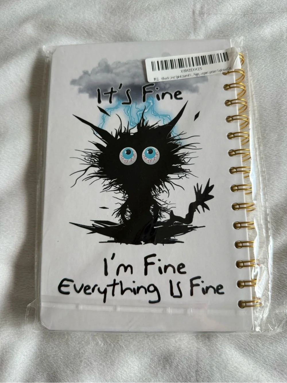 Explosive Cat Notebook and Pen Set- NWT